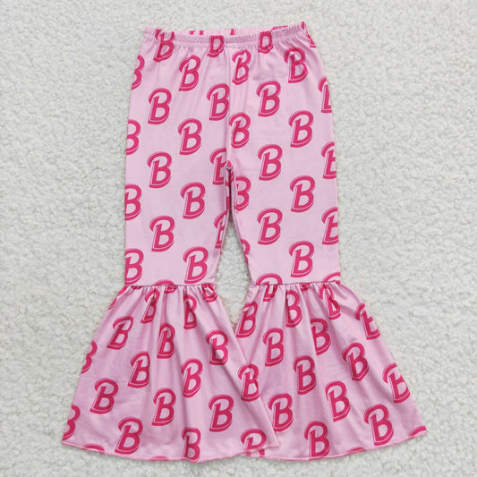 Girls Barbie Bell Bottom Pants