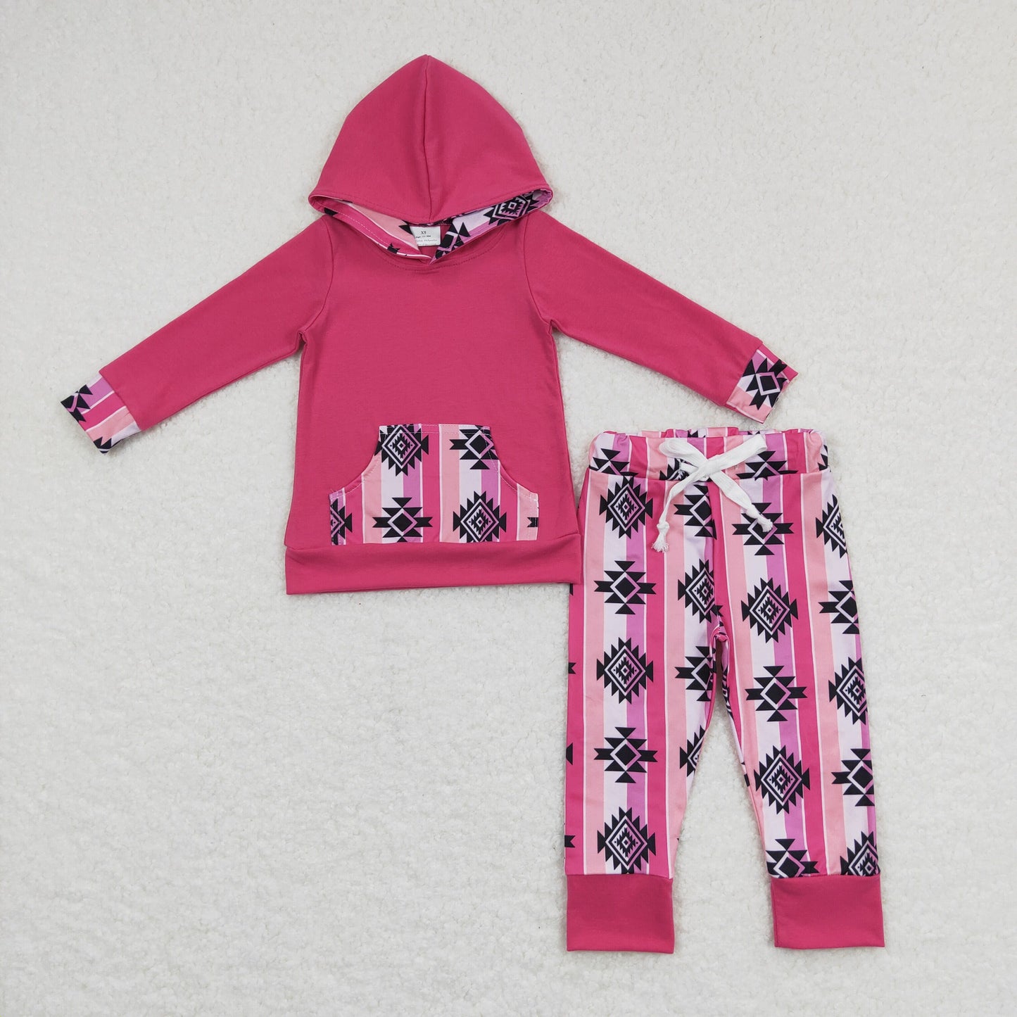 Girls Cow Pink Hoodies