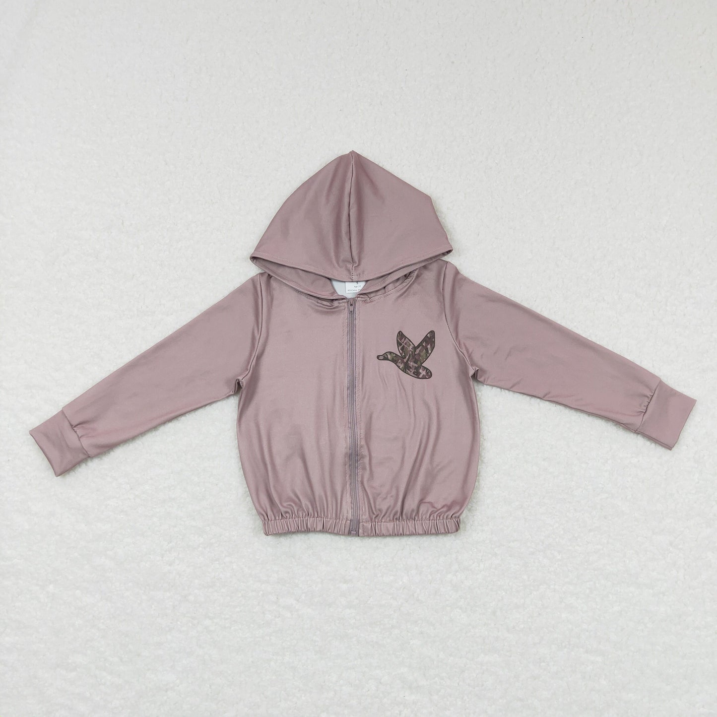 Girls Duck Zipper Hooded Jacket