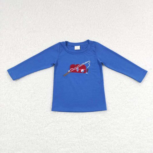 Boys Embroidery Fishing T-shirt