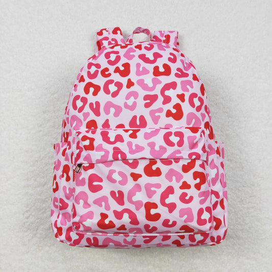 Pink Leopard Backpack  10 * 13.9 * 4 inches