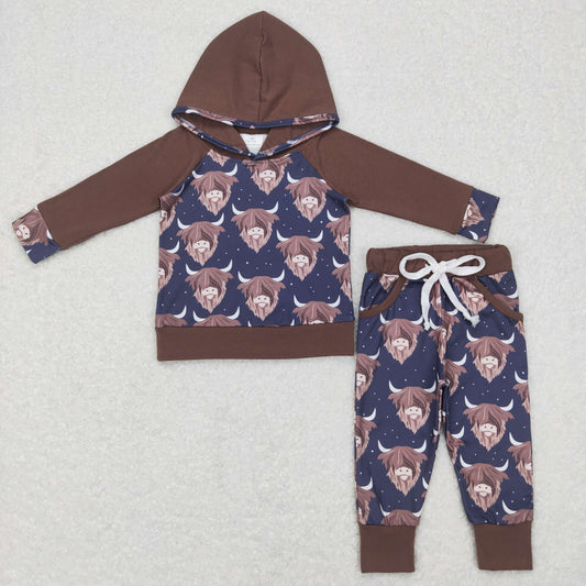 Boys Cow Hoodies