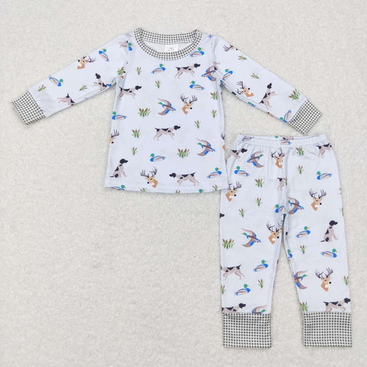 Boys Duck Dog Deer Pajamas