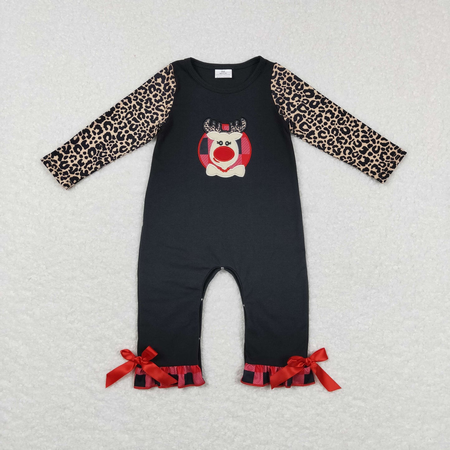 Baby Embroidery Deer Rompers