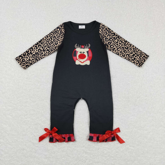 Baby Embroidery Deer Rompers