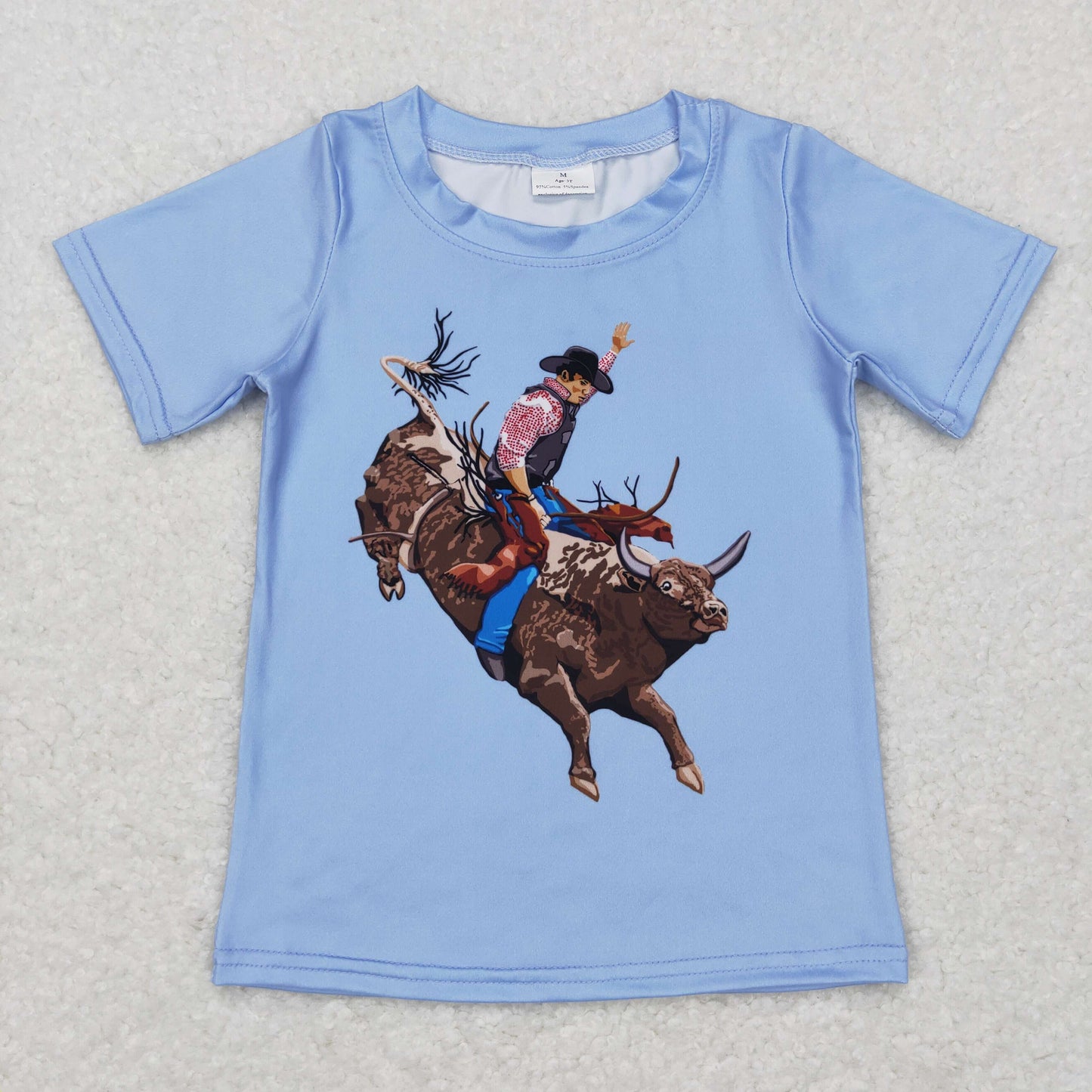 Boys Cowboy T-shirt Milk silk