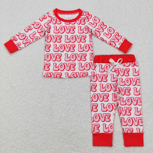 Boys Valentine Love Pajamas