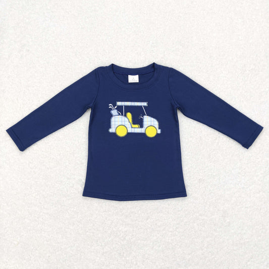 Boy Embroidery Golf Top Shirt