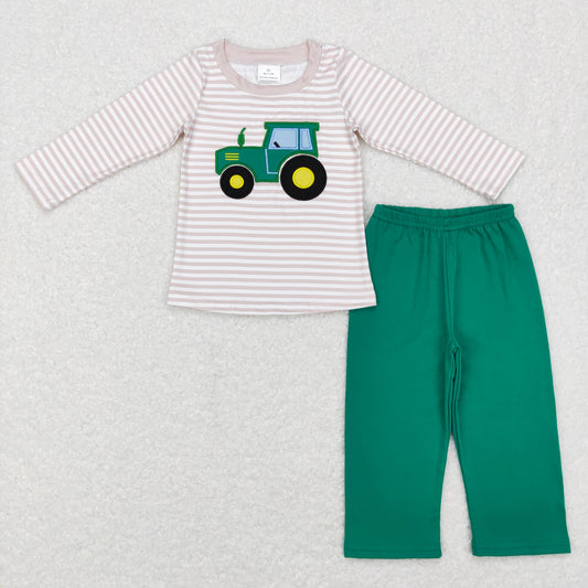 Boys Embroidery Truck Outfits