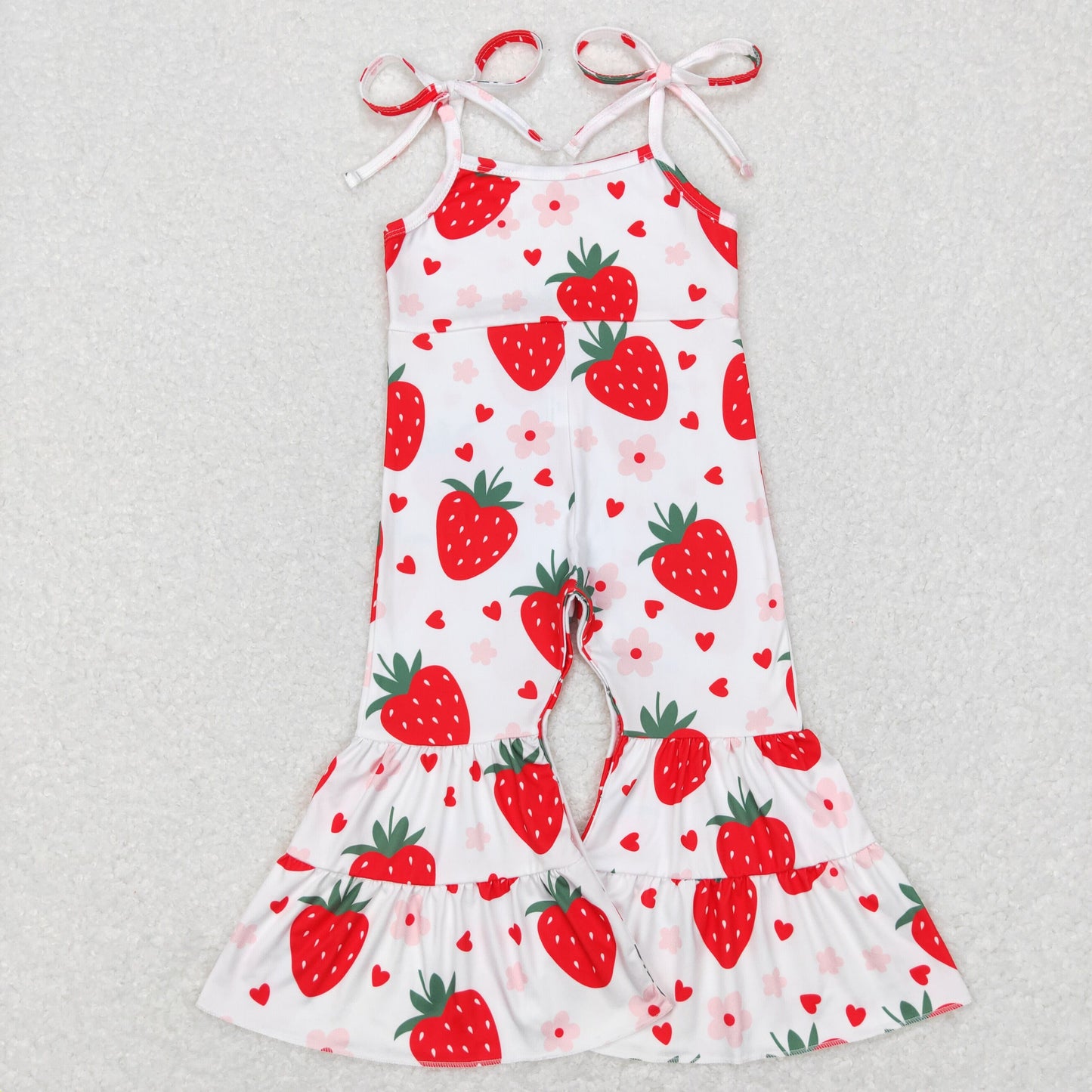 Girls Strawberry Jumpsuit