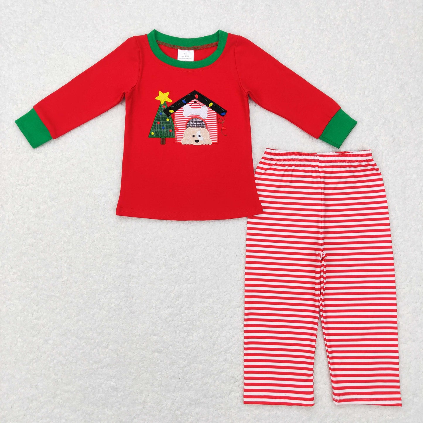 Boys Embroidery Christmas Outfits