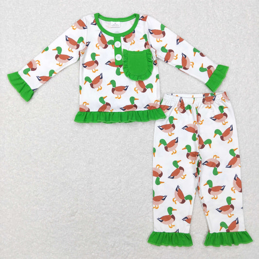 Girls Duck Pajamas