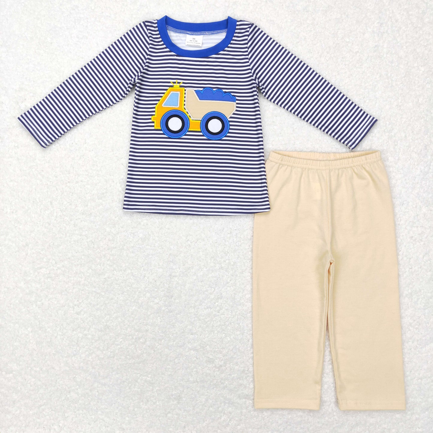 Boys Embroidery Truck Outfits