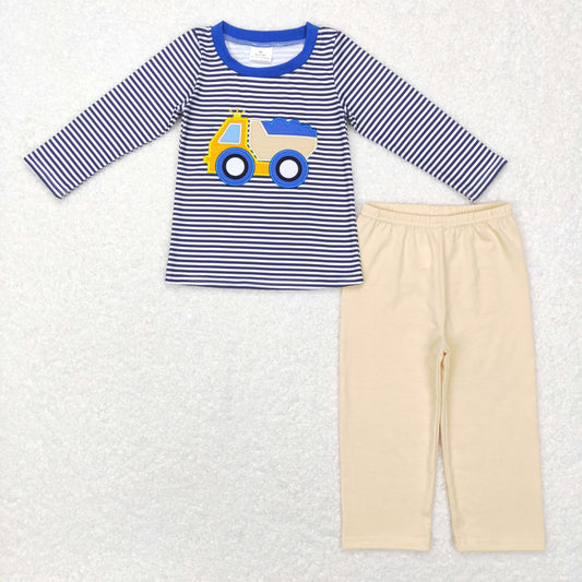 Boys Embroidery Truck Outfits