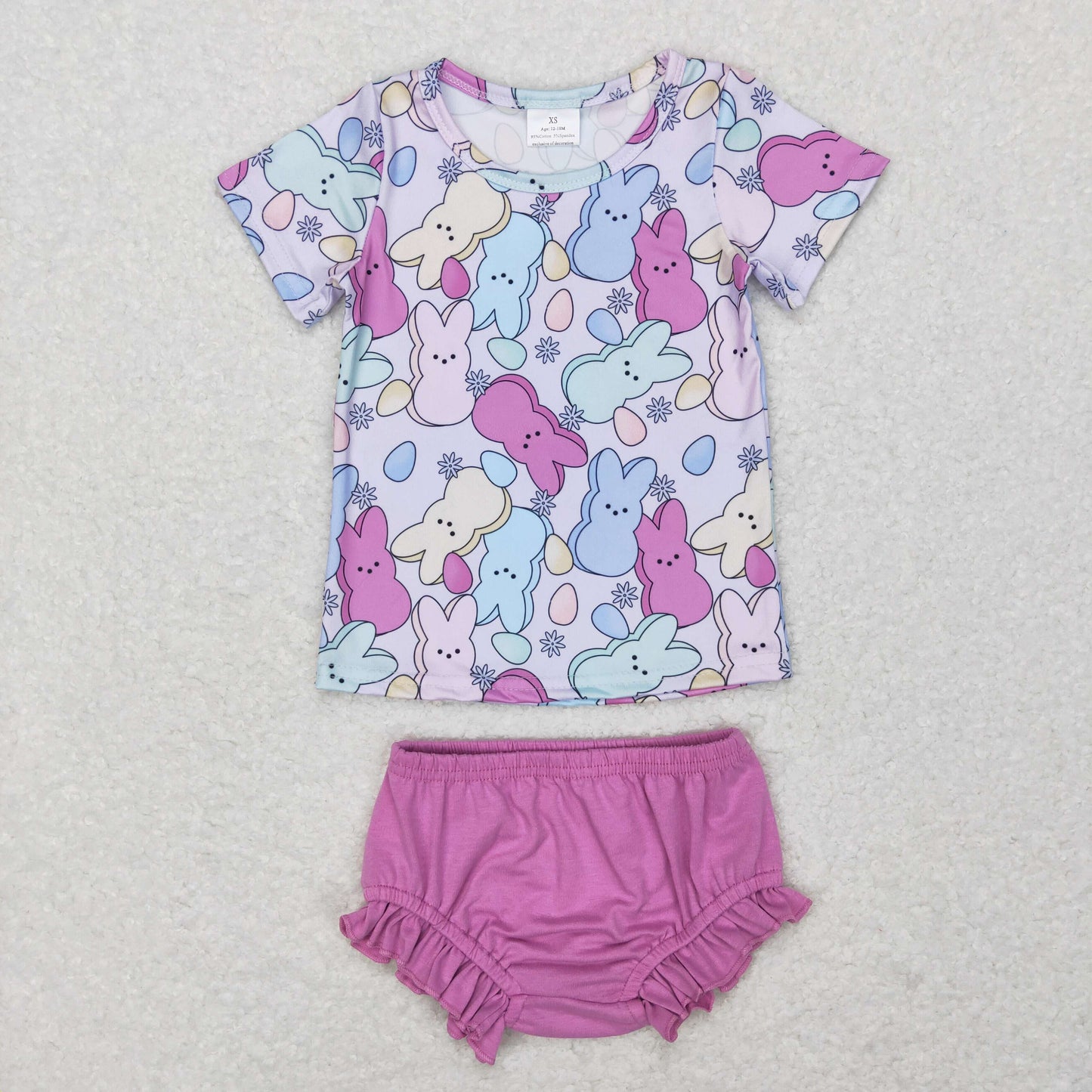 Girls Bunny Bummies Set