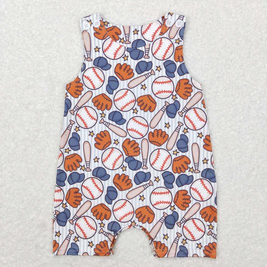 Baby Boys Baseball Rompers