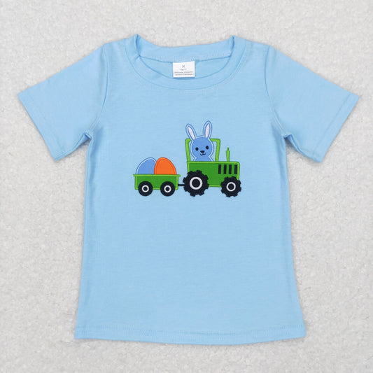 Boys Bunny T-shirt Embroidery