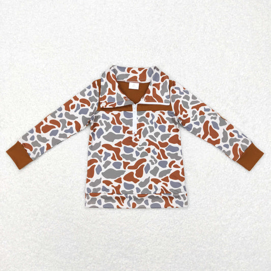 Boys Camo Pullover