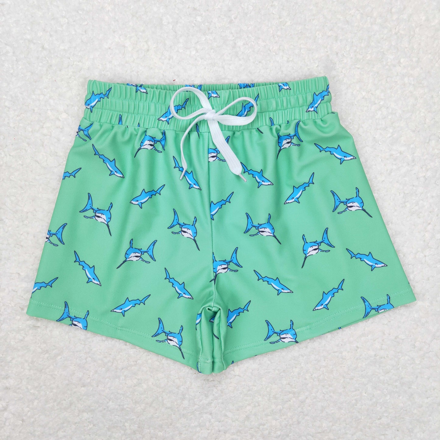 S0173 Boys Fish Swimming Trunks