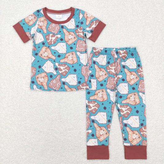 Boys Cow Pajamas