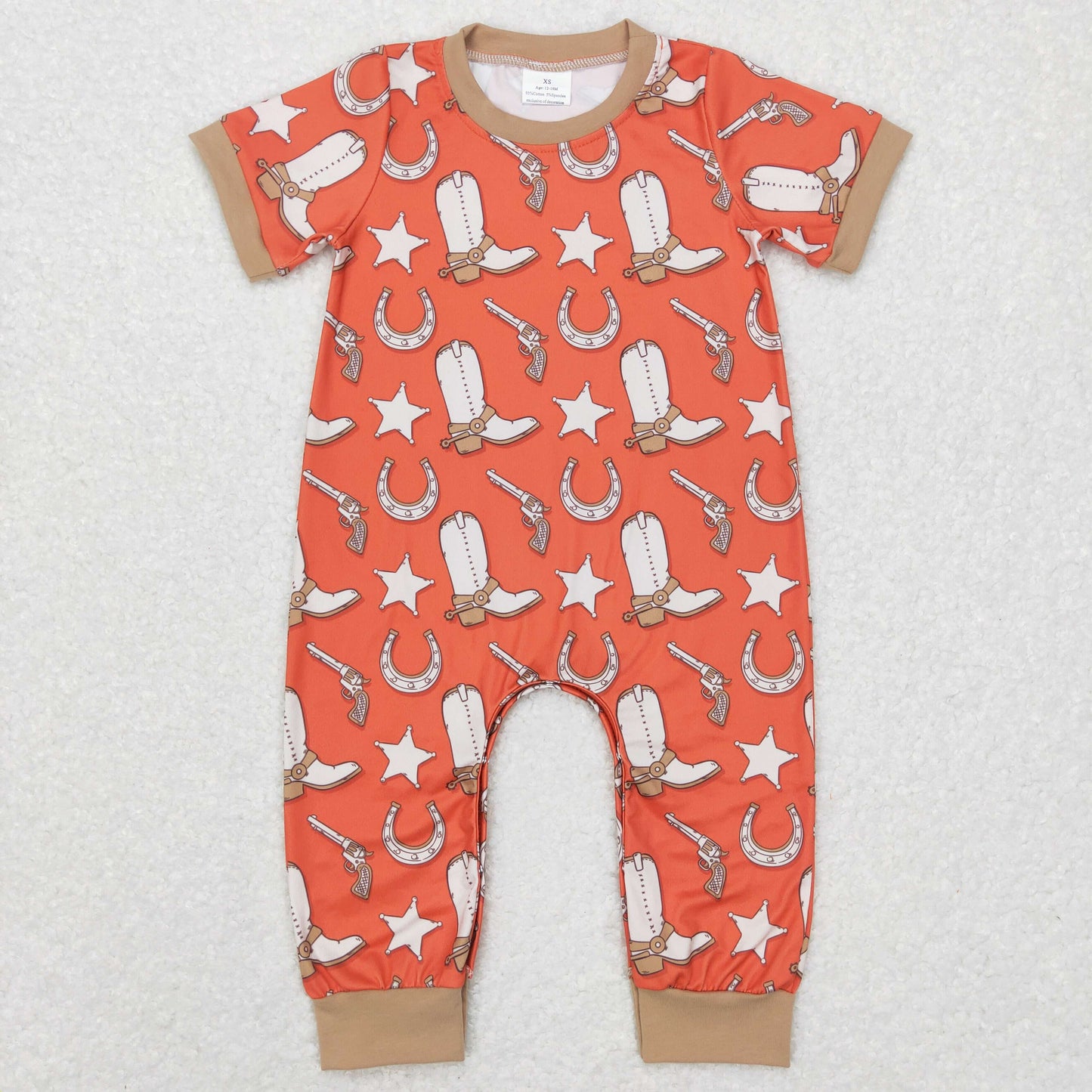 Baby Boys Boots Rompers