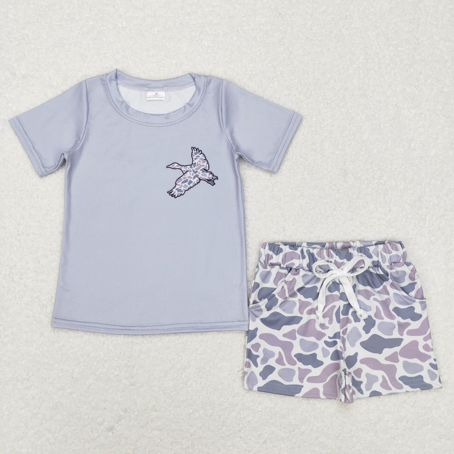 Boys Duck Outfits Short Sleeves Shorts