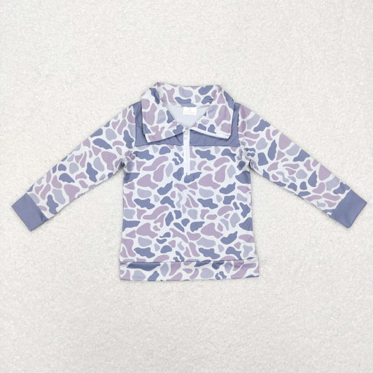 Boys Camo Pullover