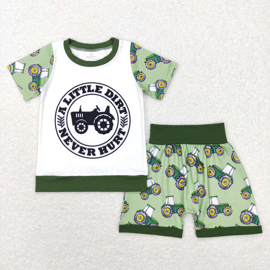 Boys Truck Green Outfits