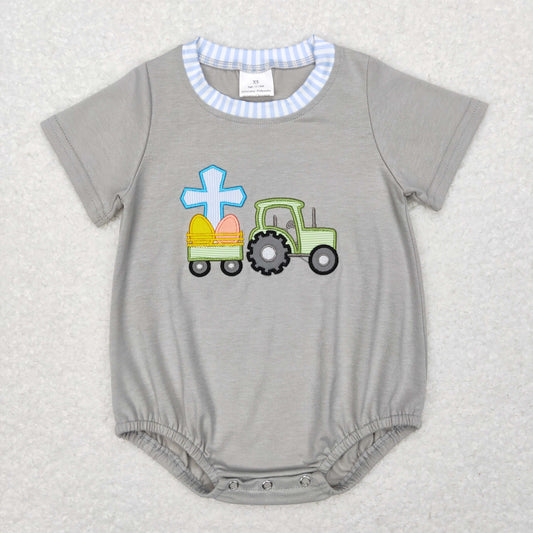 Baby Boys Easter Rompers Embroidery