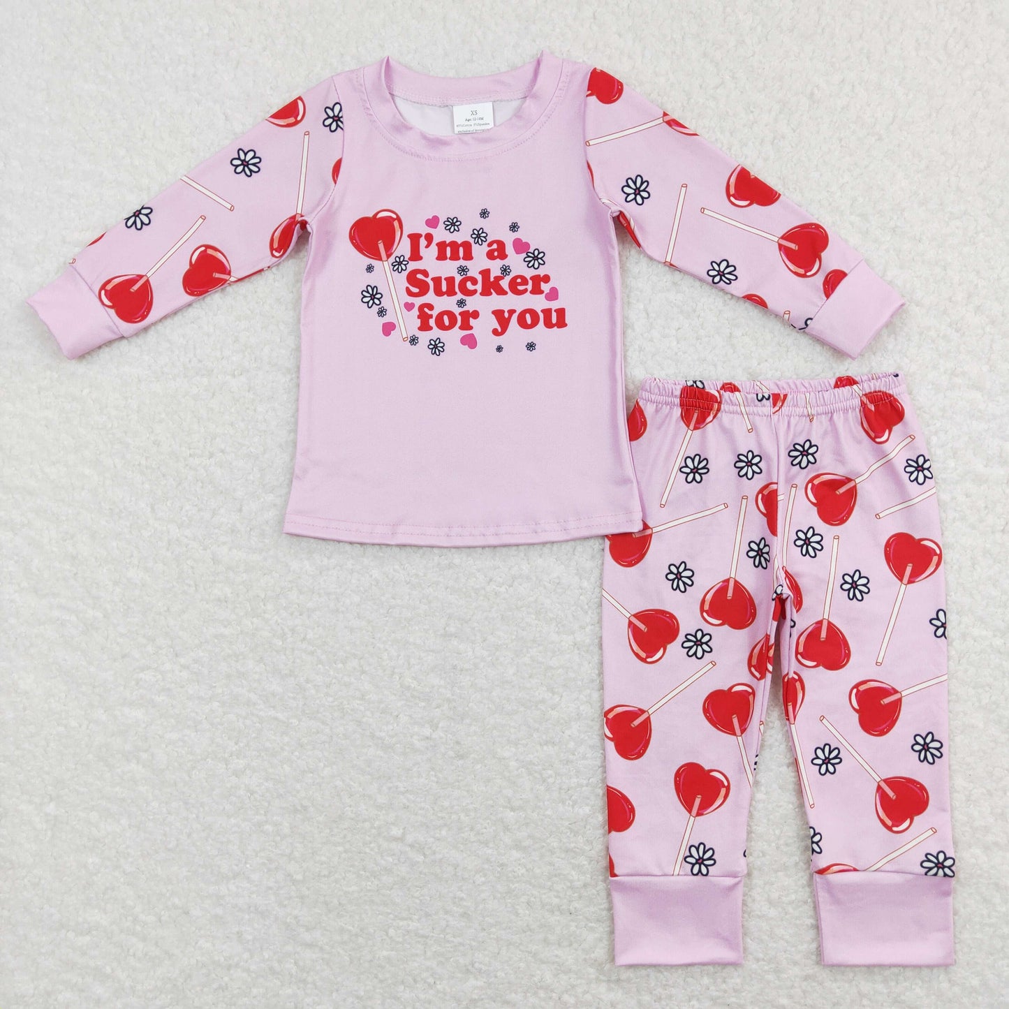 Girls Valentine sucker Outfits