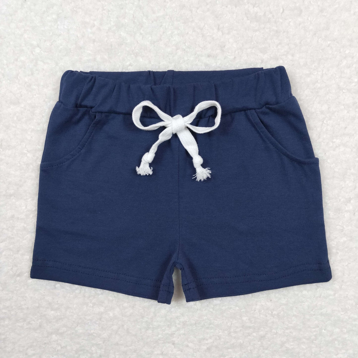 Boys Navy cotton Shorts