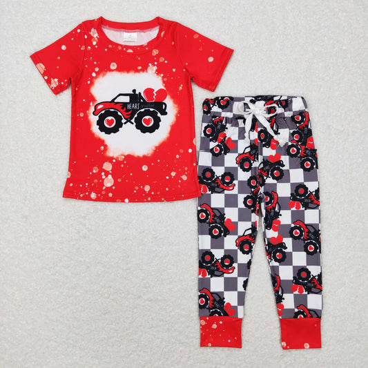 Boys Valentine Truck Outfits