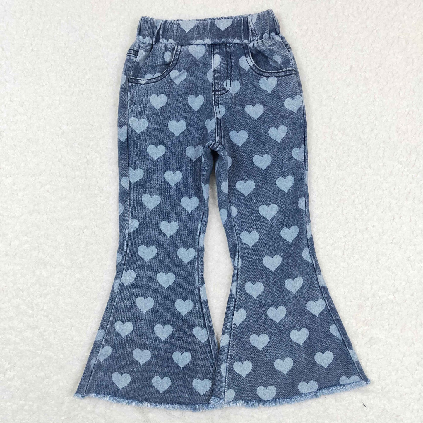 Girls Valentine Heart Jeans