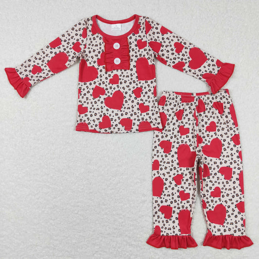 Girls Valentine Pajamas