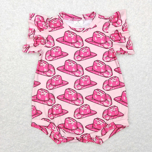 Baby Hats Pink Rompers