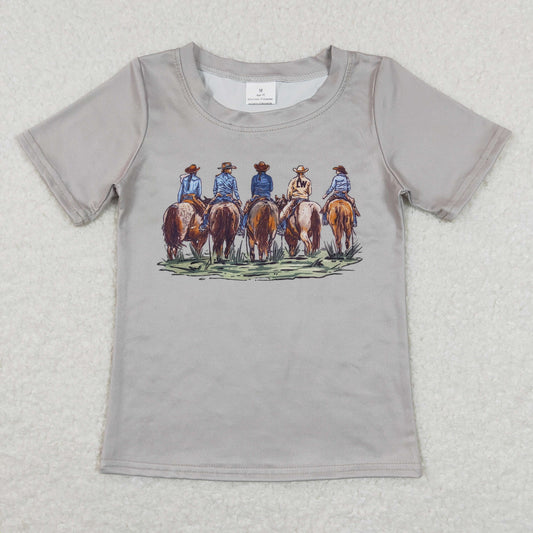 Boys Cowboys T-shirt Milk silk