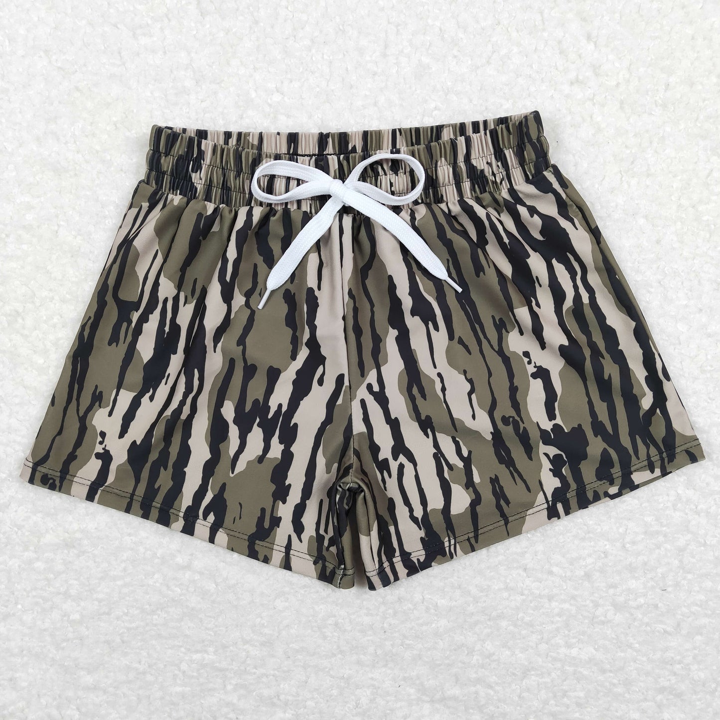 SS0201 Boys Camo Swimming Trunks