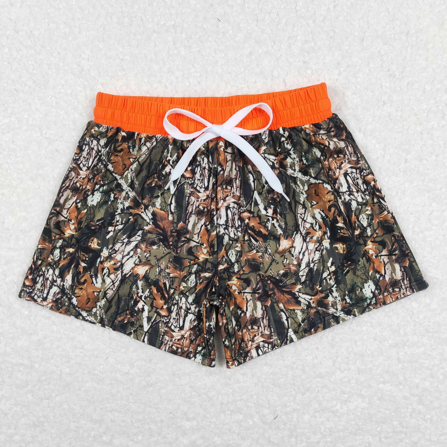 S0195 Boys Camo Swimming Trunks