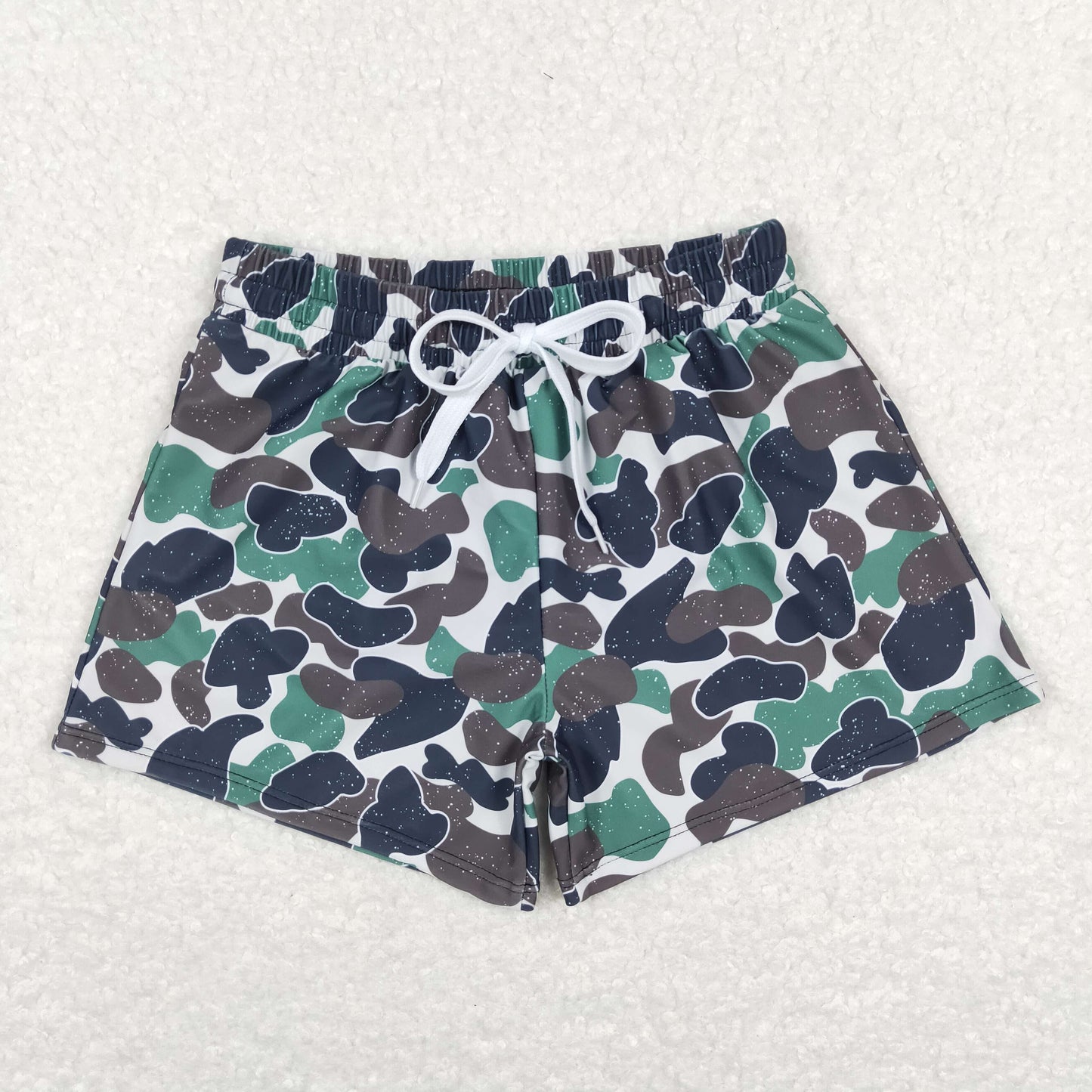 Boys Camo Swimming Trunks