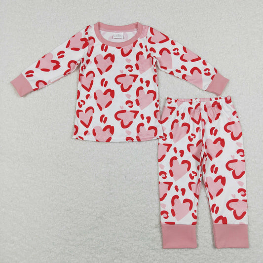 Girls Valentine Love Pajamas