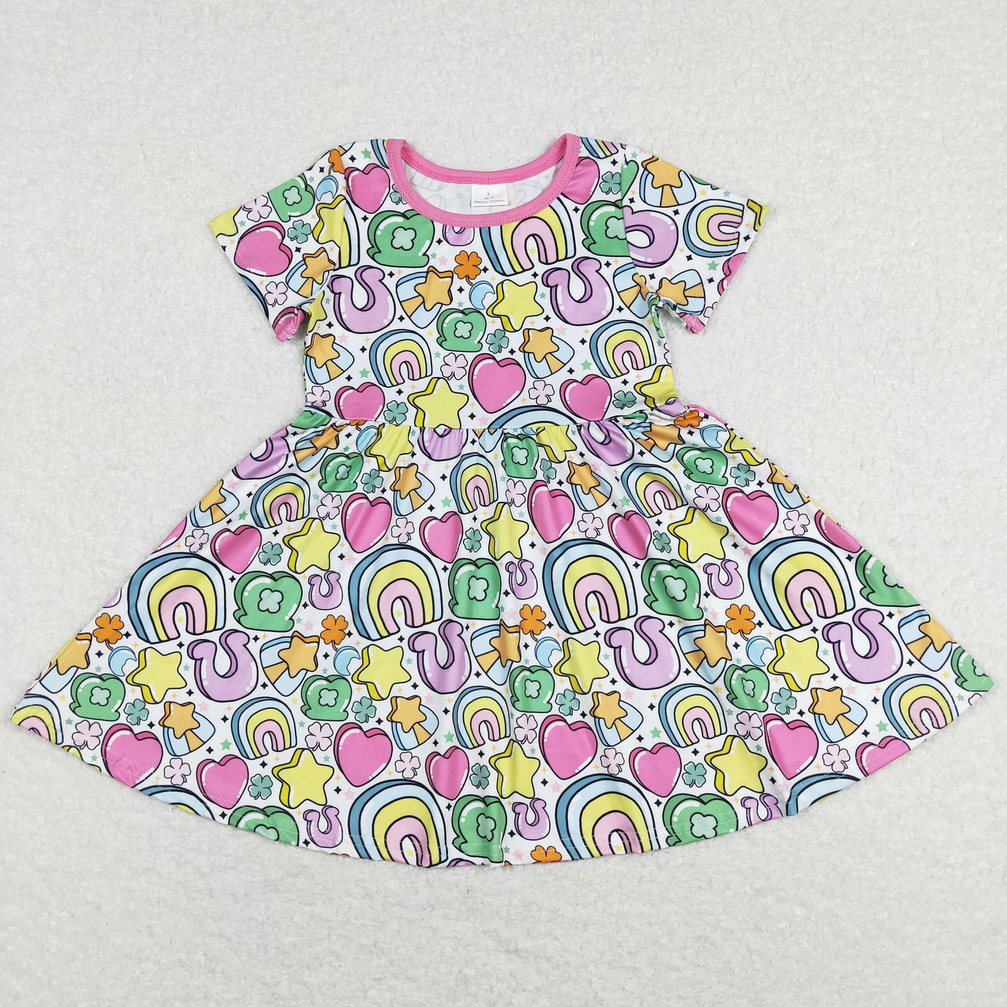 GSD0537 Girls Lucky Charm Dress