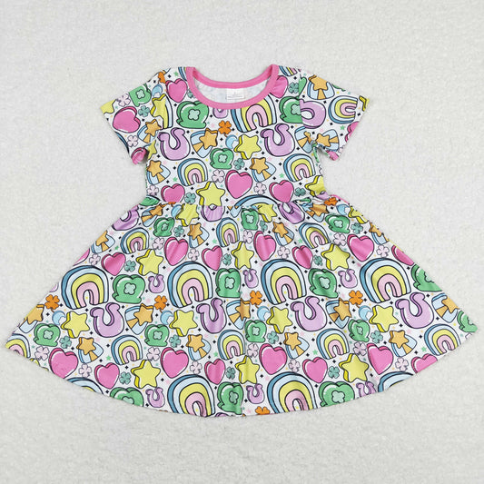 GSD0537 Girls Lucky Charm Dress