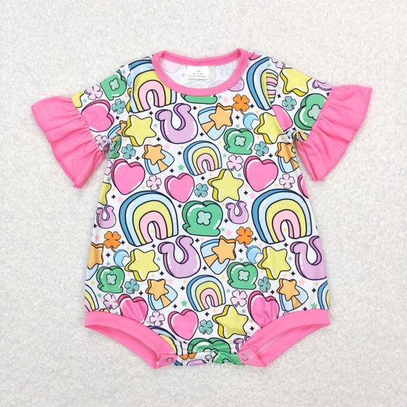 Baby Girls Lucky Charm Rompers