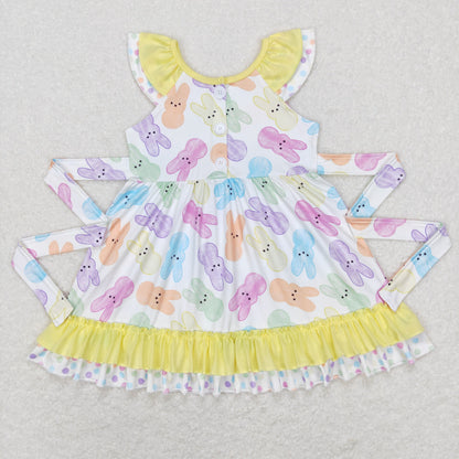 GSD0610 Girls Easter Bunny Dress