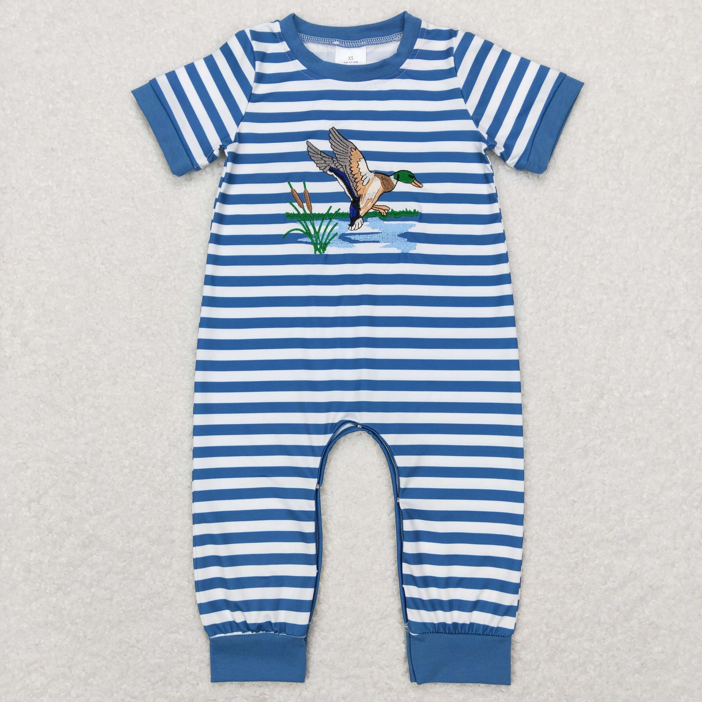 Baby Boys Duck Rompers Embroidery