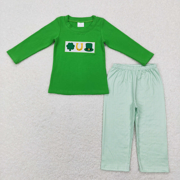 BLP0376 Boys Lucky Outfits Embroidery