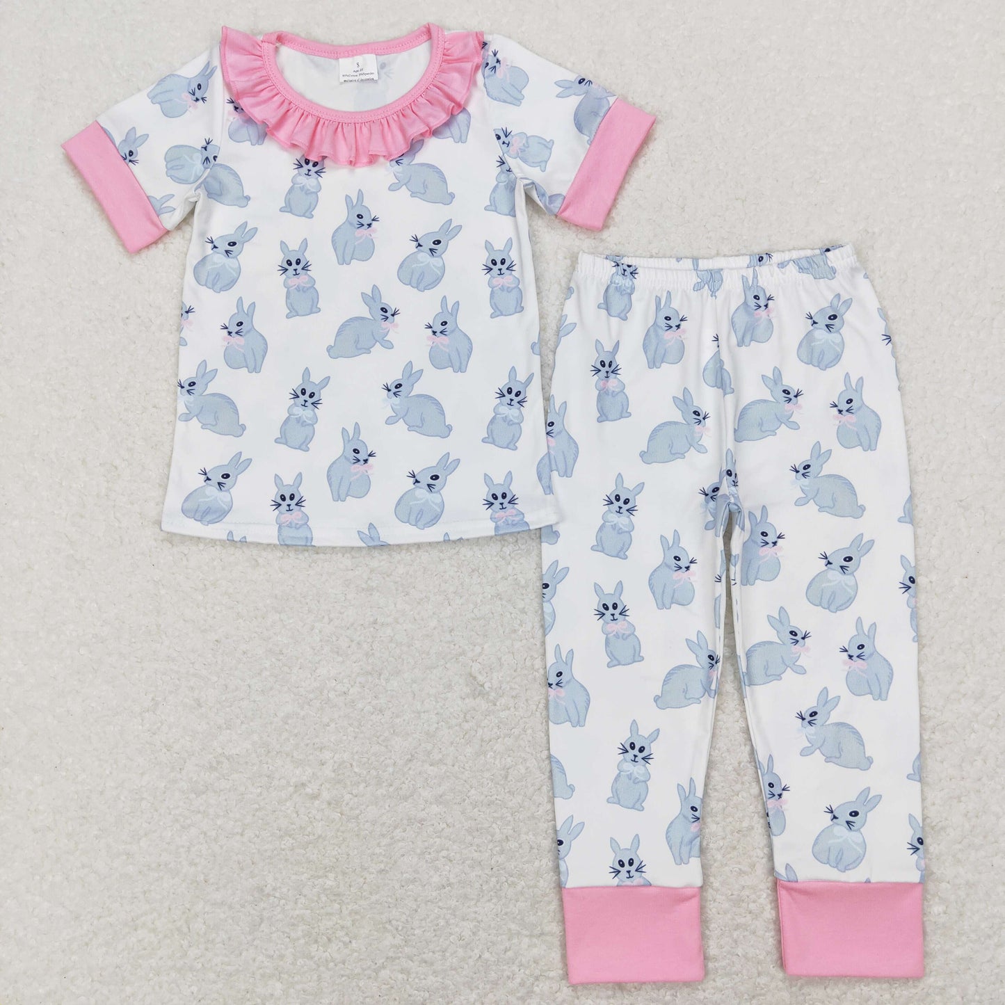 GSPO1095 Girls Bunny Pajamas