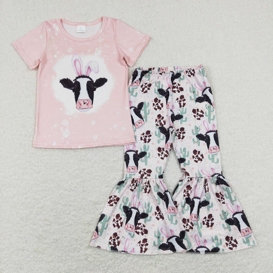 GSPO1152 Girls Easter Cow Outfits