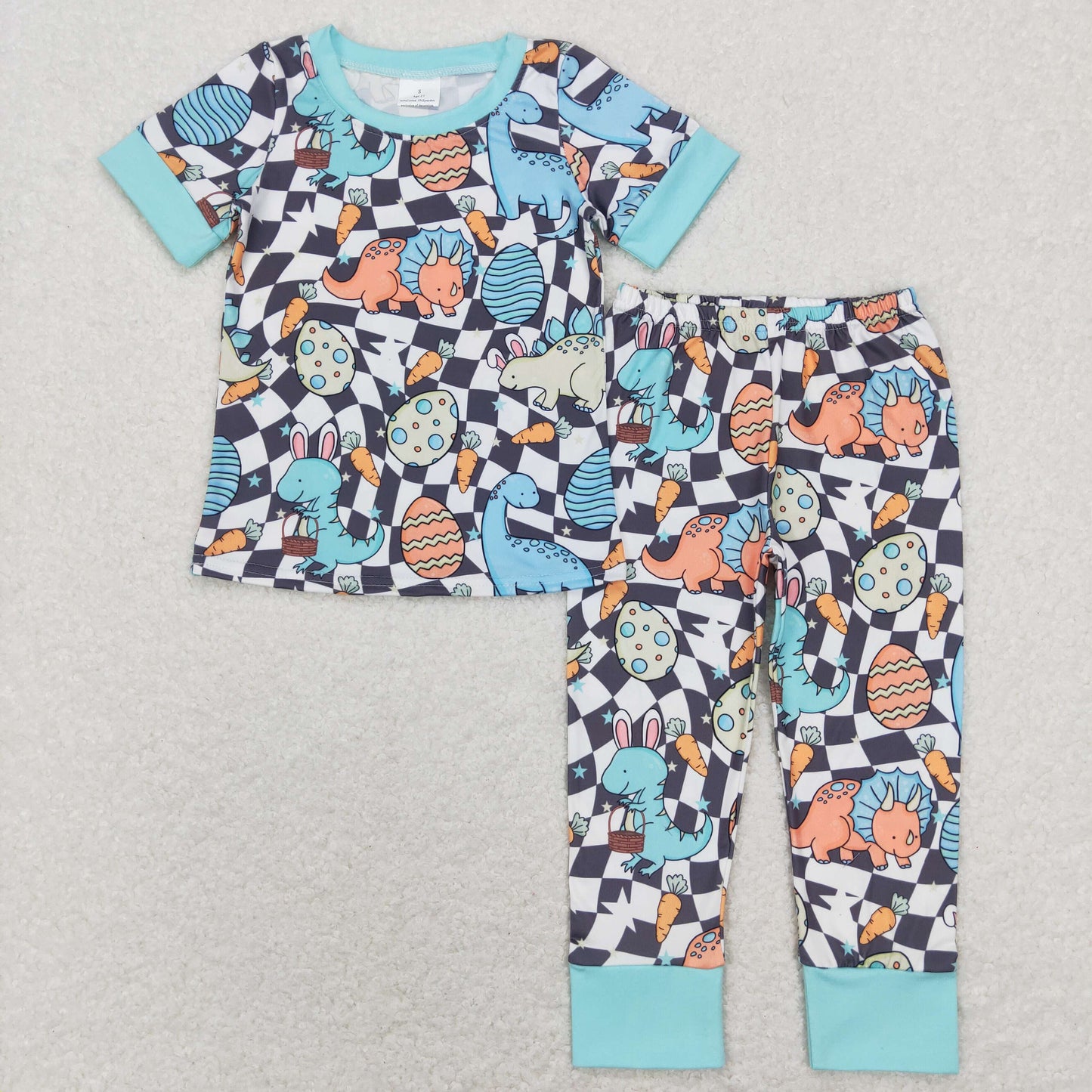 BSPO0283 Boys Easter Dinosaur Pajamas