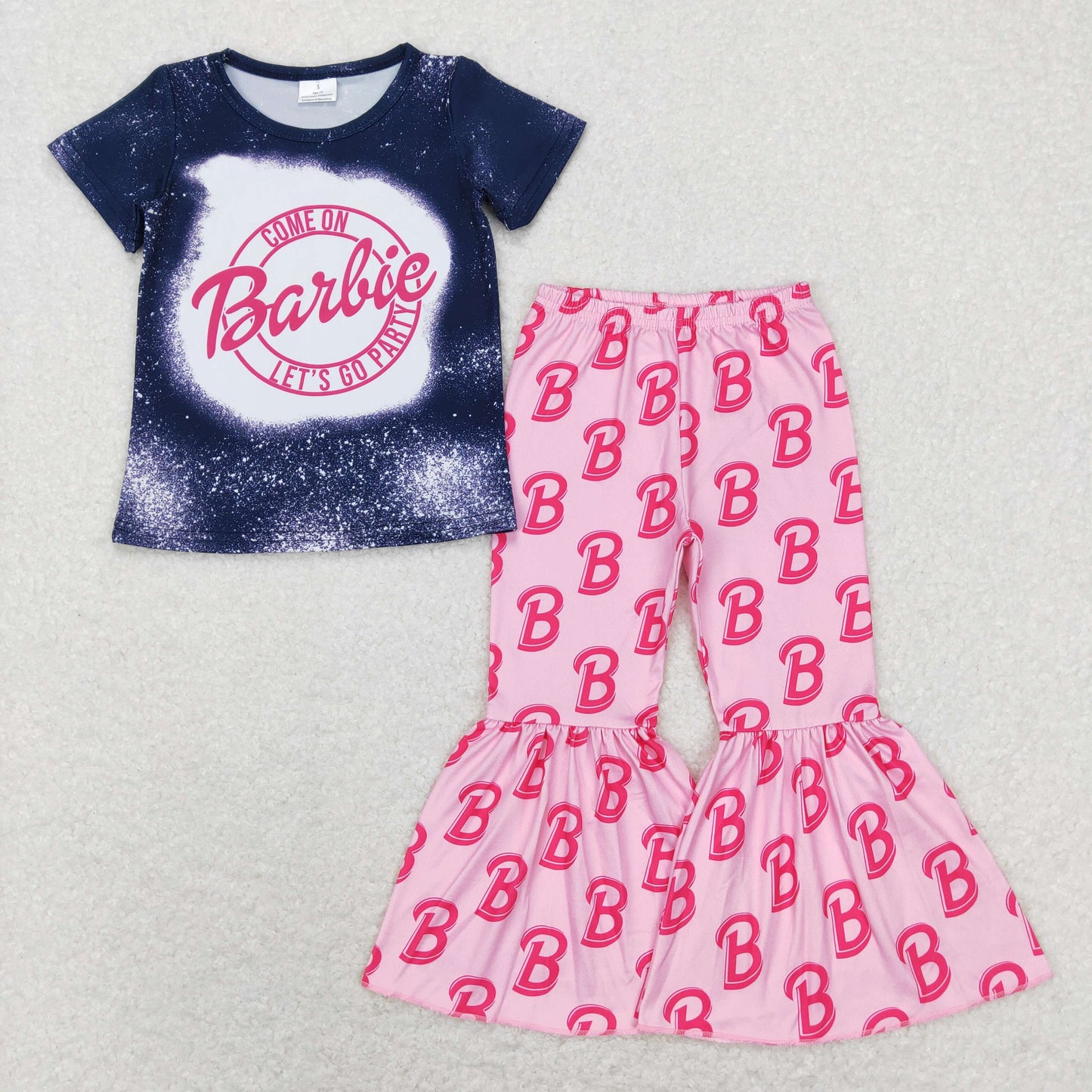 Girls Barbie Bell Bottom Outfits